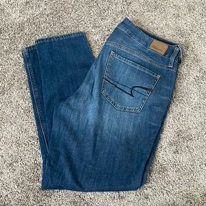 American Eagle Straight Button-fly denim